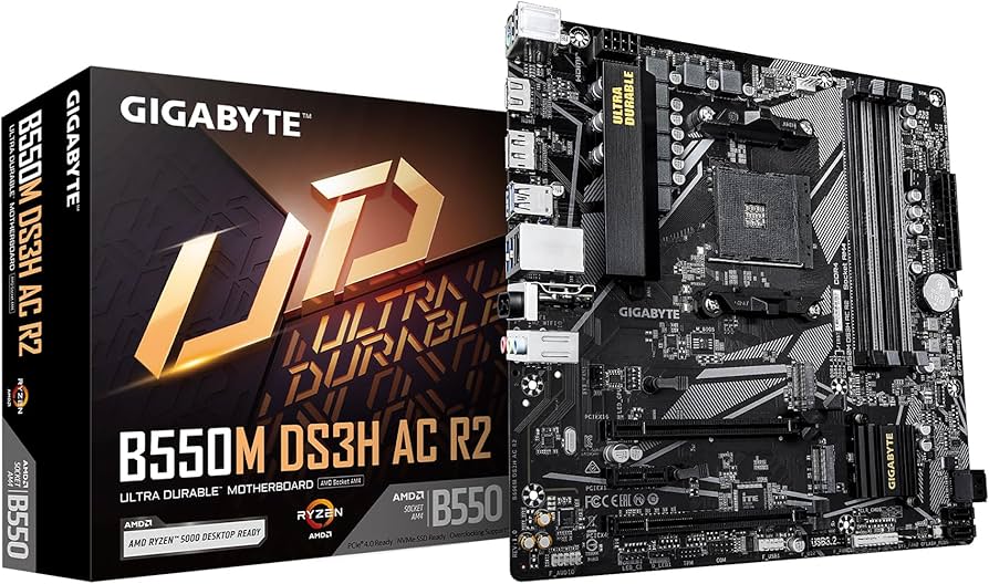 Tarjeta Madre Gigabyte B550M DS3H AC 1.7