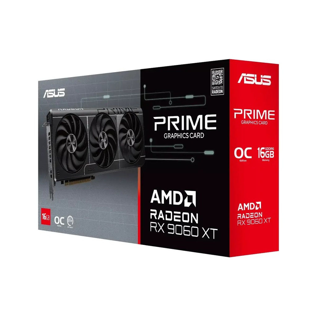 Tarjeta Video Asus PRIME-RX9060XT-O16G OC 90YV0LF1-M0AA00