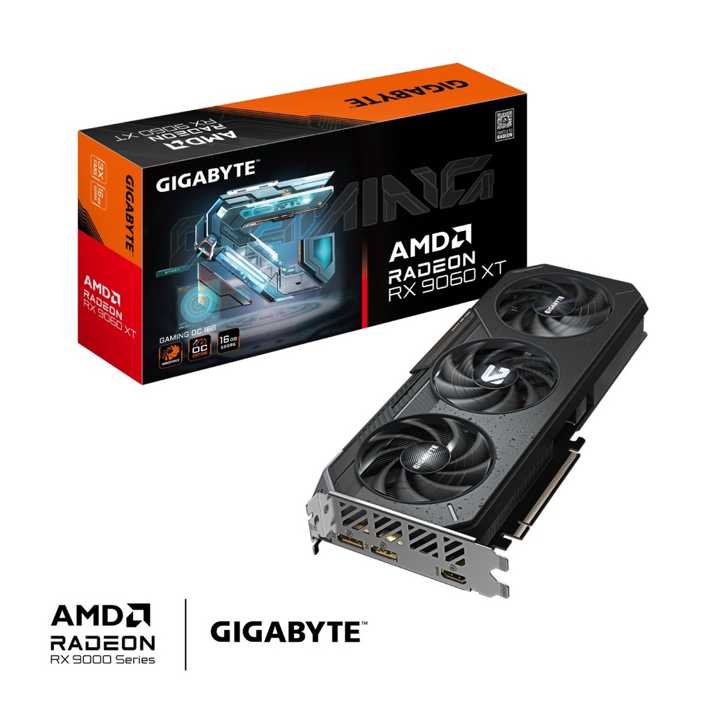 Tarjeta Video Gigabyte Radeon RX 9060 XT 16GB GV-R9060XTGAMING OC-16GD 
