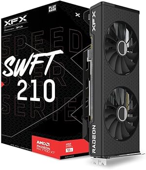 Tarjeta Video XFX SpeedSter SWFT 210 Radeon RX 7700XT 12GB RX-77TSWFTFP