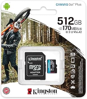 SDCG3/512GB microSDXC Canvas Go Plus 170R A2 U3 V30 Card
