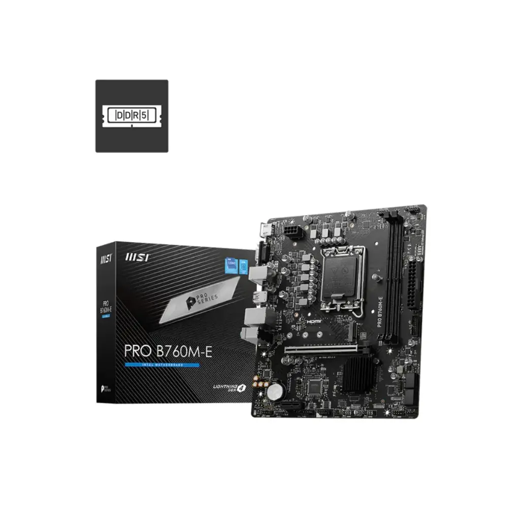 Tarjeta Madre MSI PRO B760M-E DDR5 