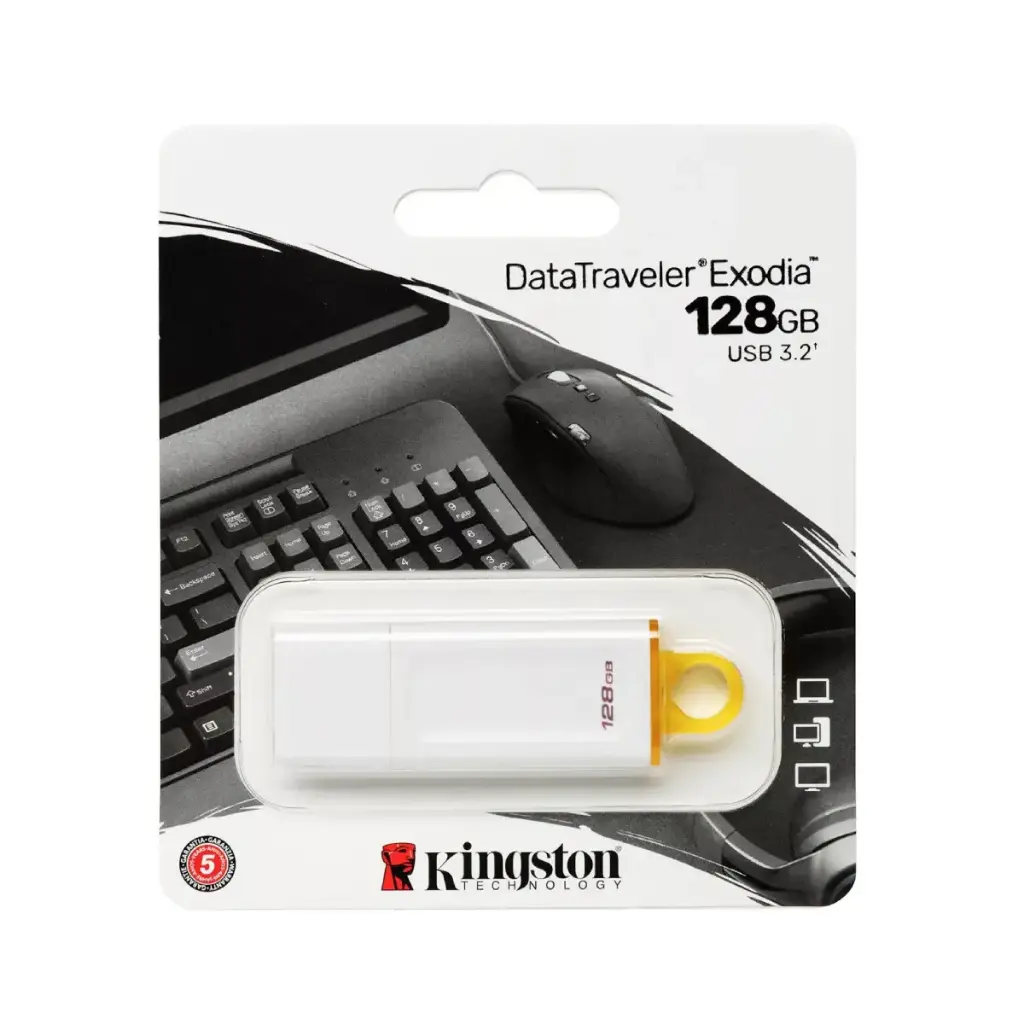 Pendrive 128GB White Kingston KC-U2G128-5R USB 3.2