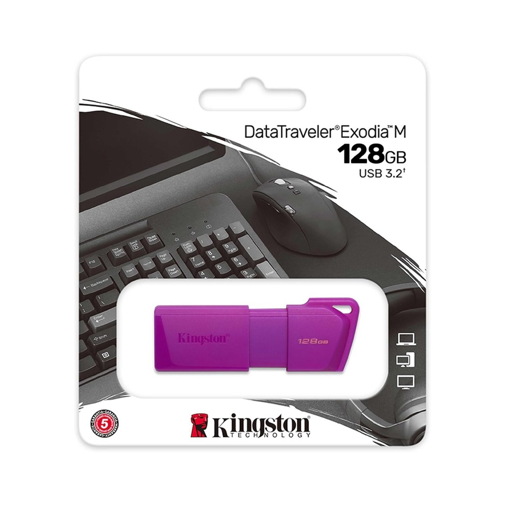 Pendrive 128GB Kingston Neon (Purple) KC-U2L128-7LP USB 3.2