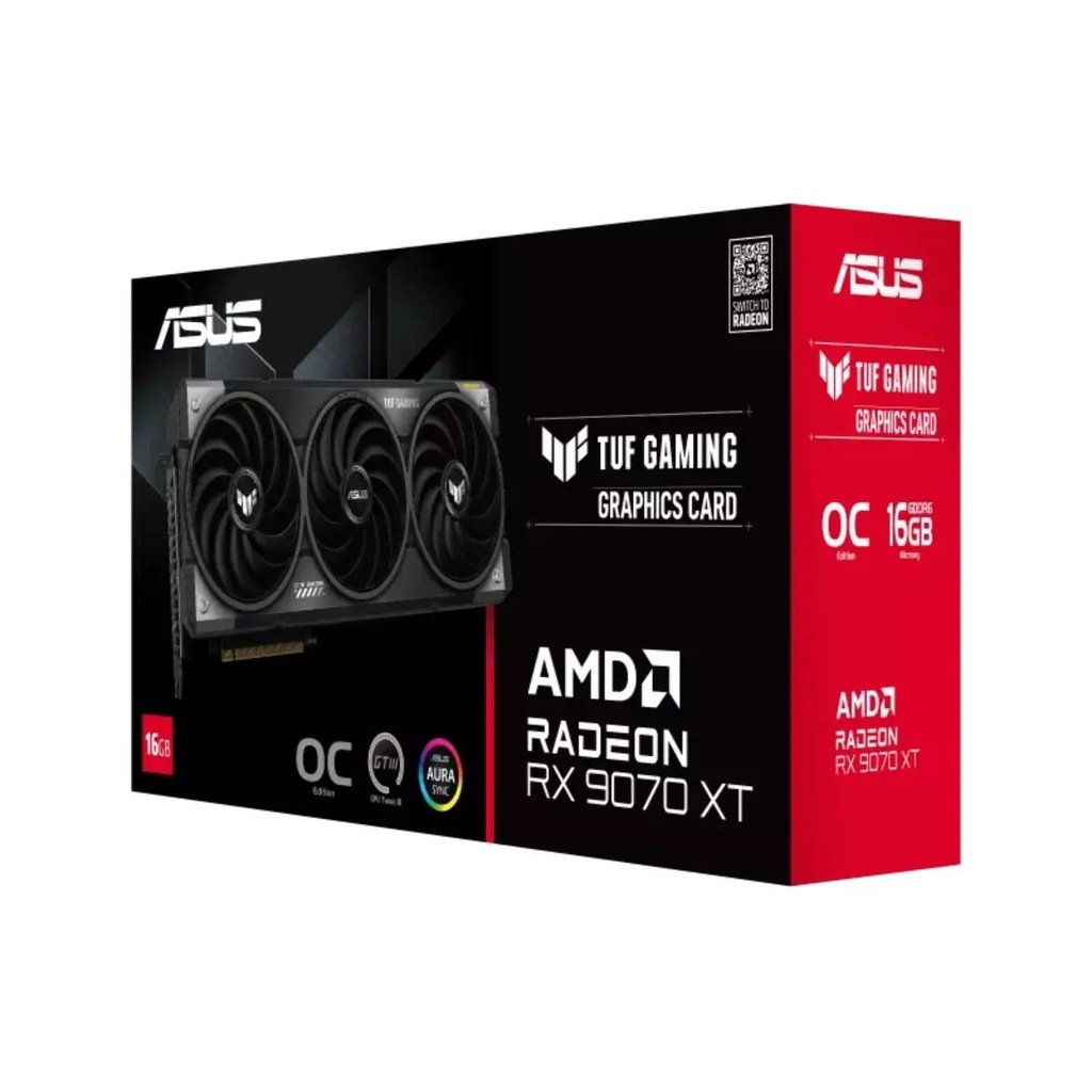 Tarjeta Video Asus TUF GAMING RX9070XT-O16G OC  90YV0L70-M0AA00