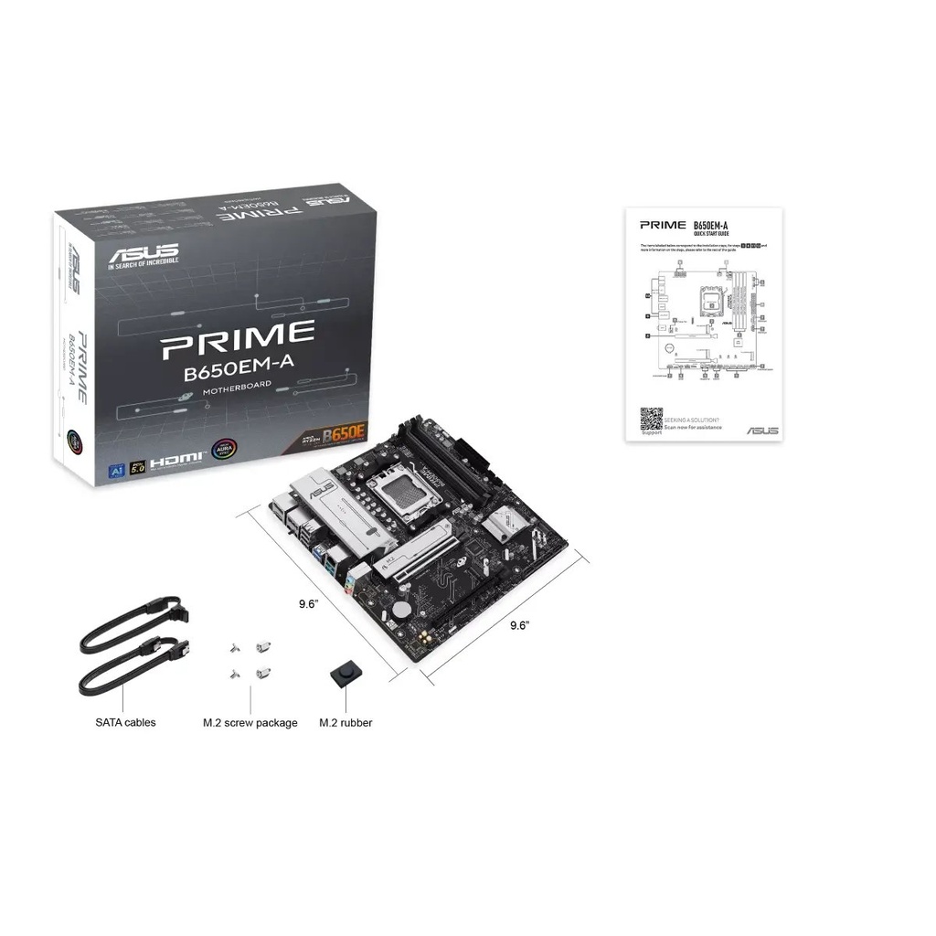 Tarjeta Madre Asus Prime B650EM-A para AMD DDR5 90MB1LP0-M0EAY0