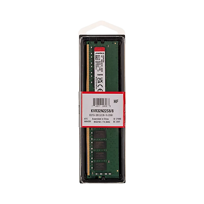 [KVR32N22S8/8] DDR4 8GB 3200 KINGSTON para PC KVR32N22S8/8
