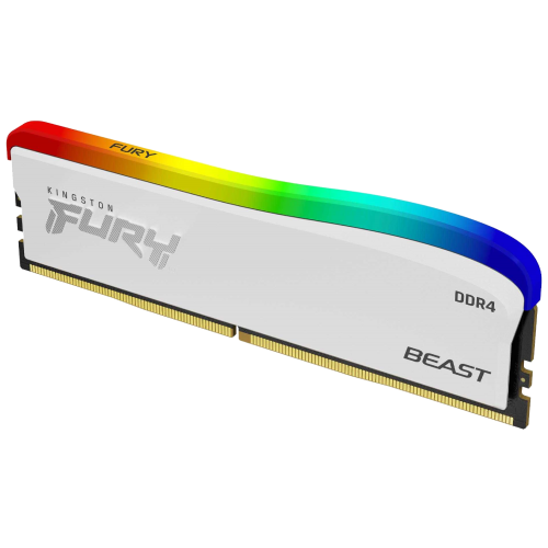 [KF436C17BWA/8] DDR4 3600MT 8GB DIMM Fury Beast RGB Blanca