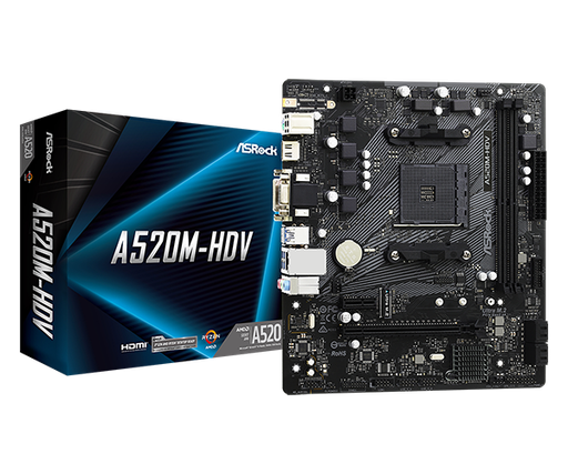 [A520M-HDV] Tarjeta Madre ASROCK A520M-HDV D4