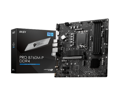 [911-7E02-029] Tarjeta Madre MSI PRO B760M-P INTEL DDR4