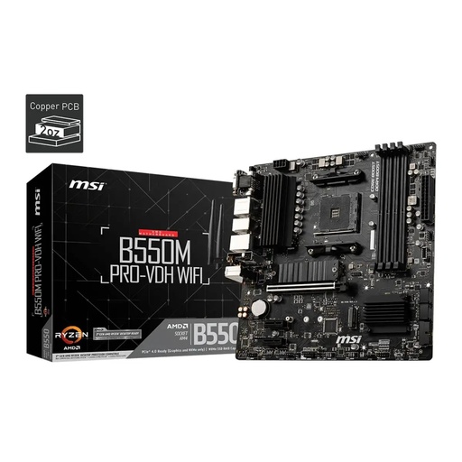 [911-7C95-081] Tarjeta Madre MSI B550M PRO-VDH WIFI D4