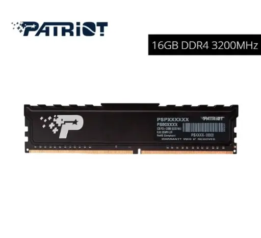 [PSP416G320081H1] DDR4 16GB 3200 Patriot para PC con disipador  PSP416G320081H1