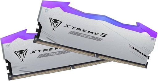 [PVXR548G80C38KM] DDR5 48GB (KIT 24x2) 8000 Patriot Viper Xtreme 5 RGB Mpower para PC PVXR548G80C38KM
