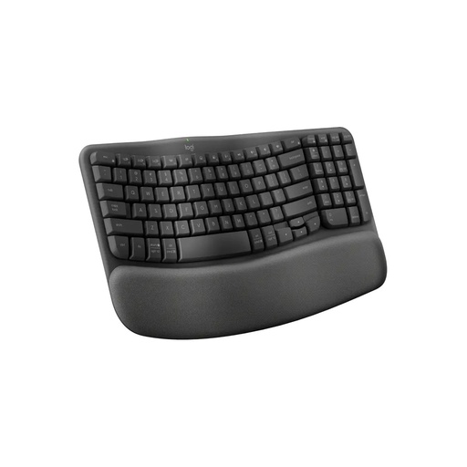 [920-012278] Keyboard Logitech Ergo Series Wave Keys Ergonomic Wireless Spanish Graphite (920-012278)