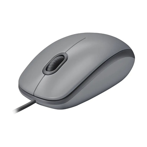 [910-006757] Mouse Logitech M110 Silent Wired USB Optical Gray (M110~910-006757)