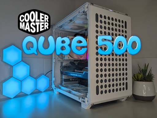 [Q500-WGNN-S01] Case Cooler Master Qube 500 Flatpack White Q500-WGNN-S01