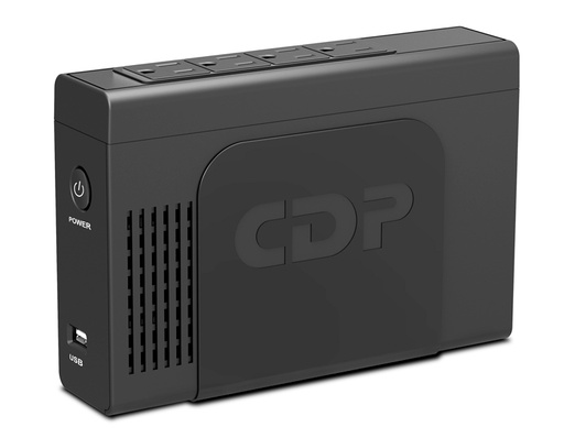 [LI-504I] UPS con bateria de Litio CDP 500VA/250W 4 tomas, 1 USB tipo C   LI-504I