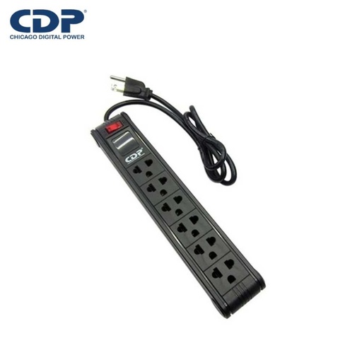 [R-SS6I] Supresor de picos 6 tomas R-SS6I (60 x caja)