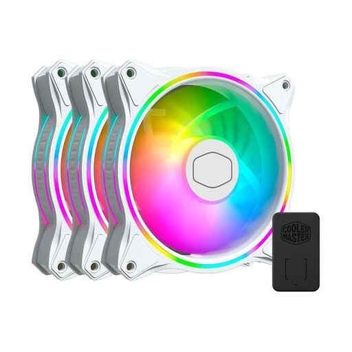[MFW-B2DW-17NPA-R1] Cooler Master MasterFan MF120 Lite ARGB White Edition  MFW-B2DW-17NPA-R1