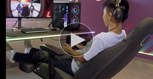 [IXC-SX1-K-US1] Silla Gamer Cooler Master Inmersiva SynkX,Gen1,Black,TypeB  IXC-SX1-K-US1