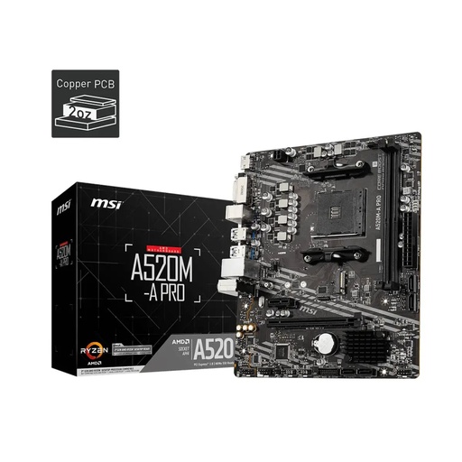 [911-7C96-044] Tarjeta Madre MSI  A520M-A PRO  911-7C96-044