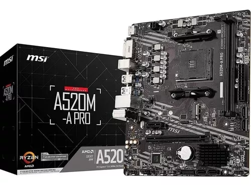 [911-7C96-044] Tarjeta Madre MSI  A520M-A PRO  911-7C96-044
