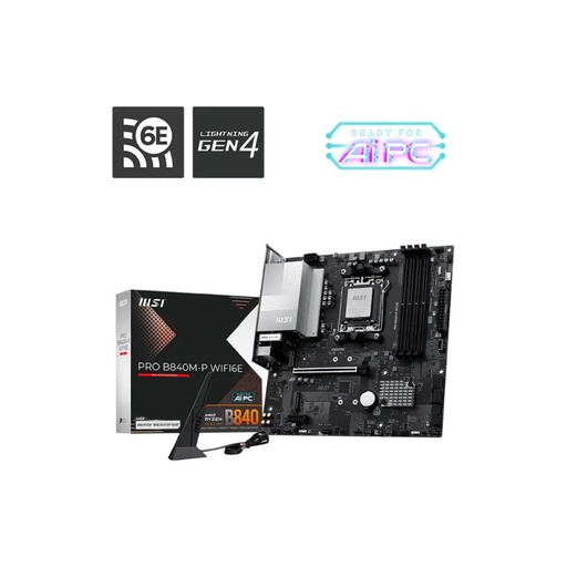 [911-7E77-002] Tarjeta Madre MSI PRO B840M-P WIFI6E   911-7E77-002