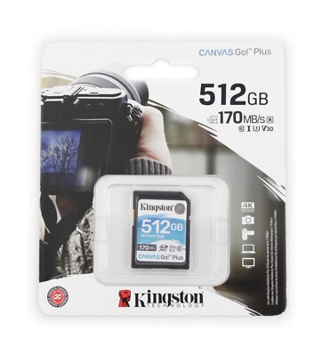 [SDG3/512GB] SDG3/512GB SDXC Canvas Go Plus 170R C10 UHS-I U3 V30