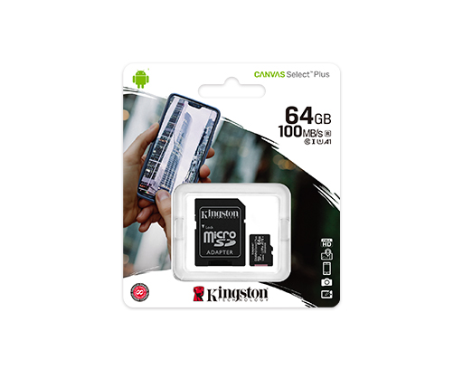 [SDCS2/64GB] MicroSD 64GB Kingston SDCS2/64GB con Adaptador 