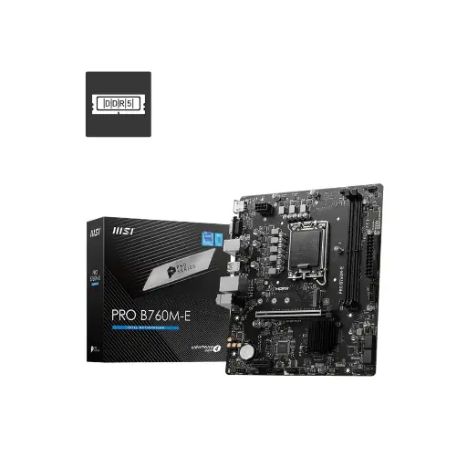 [B760M-E DDR5] Tarjeta Madre MSI PRO B760M-E DDR5 