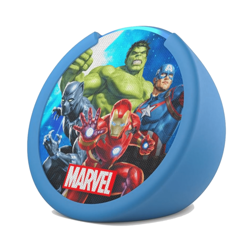 [B0CB9NS29Q-VT] Parlante con Alexa Amazon Echo Pop Kids Marvels Avengers  B0CB9NS29Q-VT 