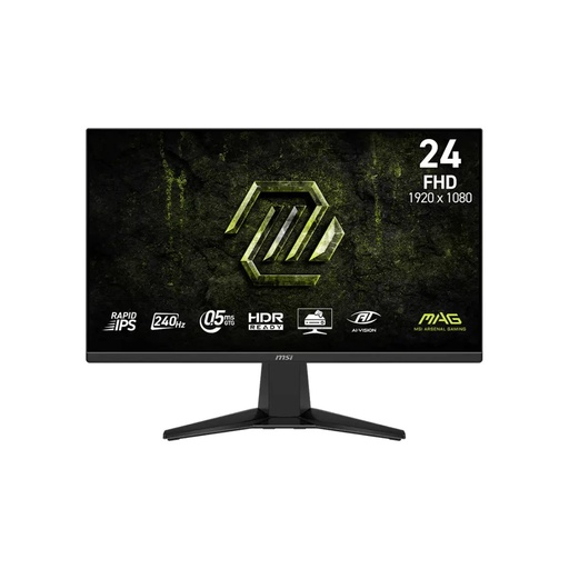 [9S6-3BC81M-004] Monitor Gaming MSI 24" IPS, 240Hz, 0.5ms MAG 245F X24