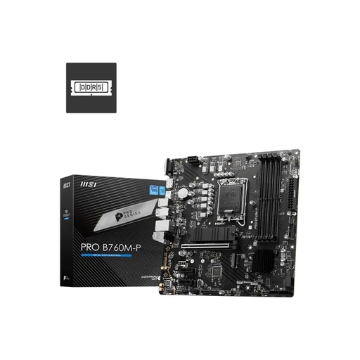 [B760M-P DDR5] Tarjeta Madre MSI PRO B760M-P DDR5